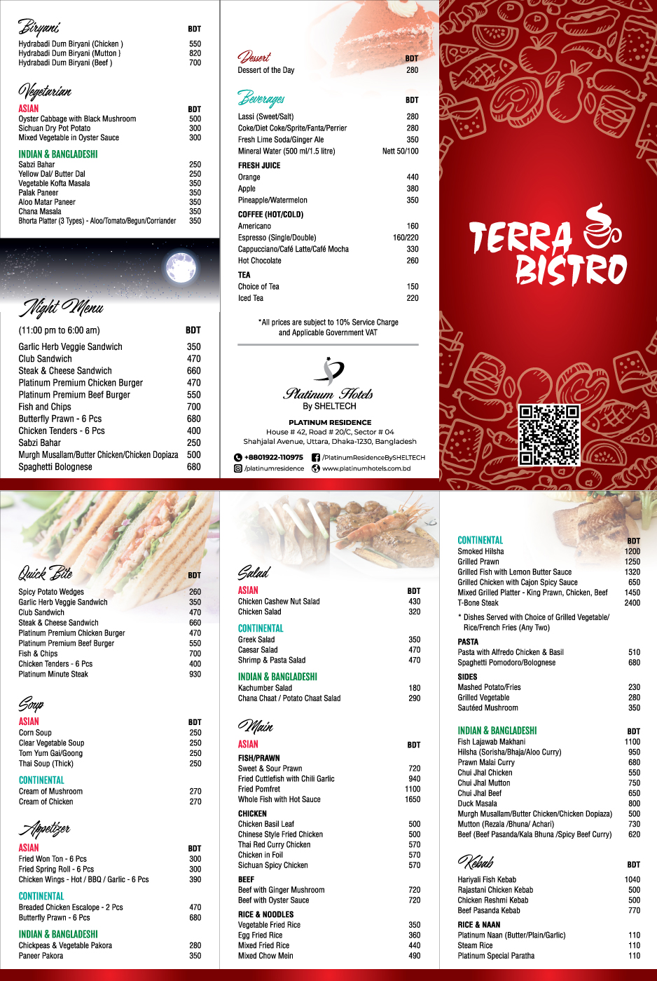 Terra-Bistro-Uttara-Menu